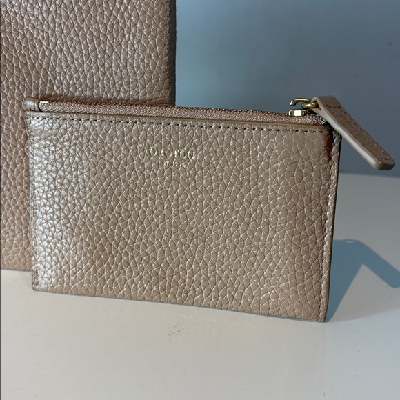 Oroton blush Leather Eve medium pouch Wristlet and Card Holder - Picture 6 of 14